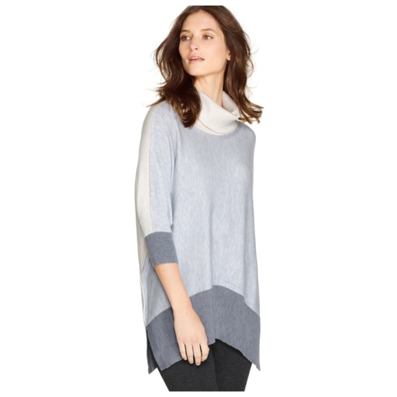 White House Black Market Sweaters - WHBM White House Color Block Wool Blend Dolman Med